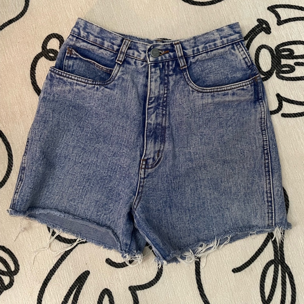 Vintage Calvin Klein high rise denim shorts